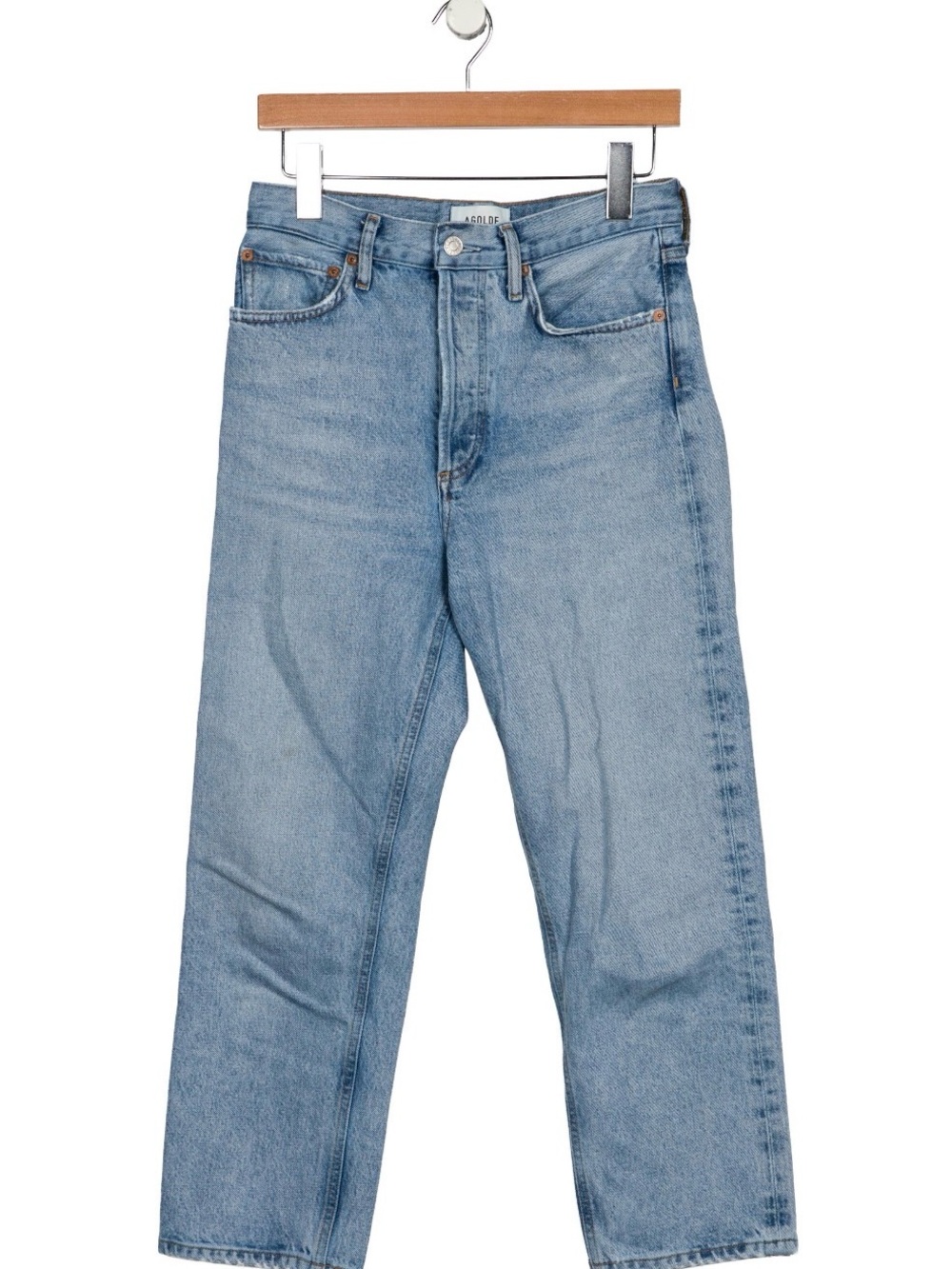 AGOLDE Light Blue women’s Straight leg Jeans